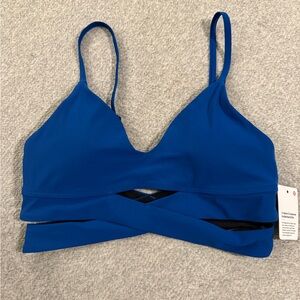 NWT- Lululemon V-Neck Crossover Underband Bra